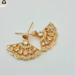 Mark Jewel - Feather White Crystal Earrings 4