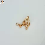 Mark Jewel - Golden Flower White Nug Earrings 3