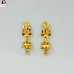 Mark Jewel - Golden Meenakari Earrings