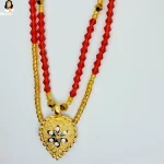 Mark Jewel - Golden Panchmukhi Mangalsutra with Mala 5