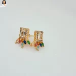 Mark Jewel - Multicolor Square Mirror Drops 5