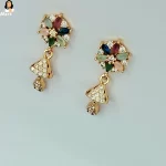 Mark Jewel - Multicolor White Nug Earrings 3