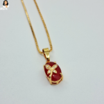 Mark Jewel - Red Stone with Butterfly Necklace 5