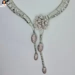 Mark Jewel - Silver Necklace with Pink Stone 2