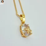 Mark Jewel - White Stone with Butterfly Necklace 2