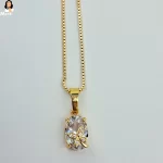 Mark Jewel - White Stone with Butterfly Necklace 5