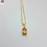 Mark Jewel - Yellow Stone with Butterfly Necklace 3