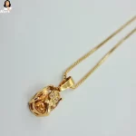 Mark Jewel - Yellow Stone with Rose Necklace 4